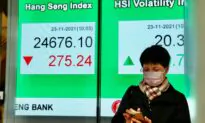 Asian Stocks Mixed After Late Slump on Wall Street