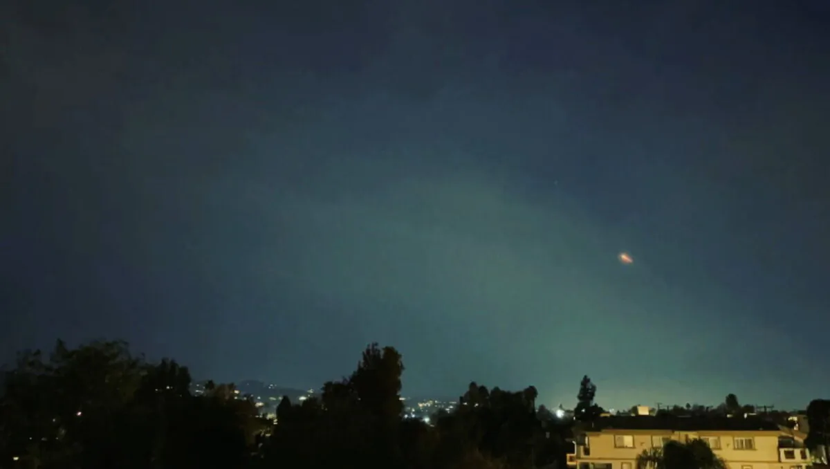 NASA's DART mission launch in Los Angeles, on Nov. 23, 2021. (Stephen Saux via Reuters)