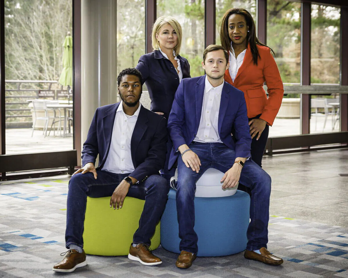 Sloan Rachmuth and her Education First Alliance Team in Raleigh, North Carolina in March 2021. (Courtesy of Education First Alliance.)