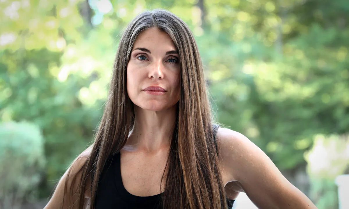 Teresa Helm in Houston, Texas, on April 24, 2021. (Charlotte Cuthbertson/The Epoch Times)