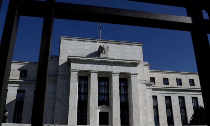 Federal Reserve in Washington, on Nov. 22, 2021. (Kevin Lamarque/Reuters)