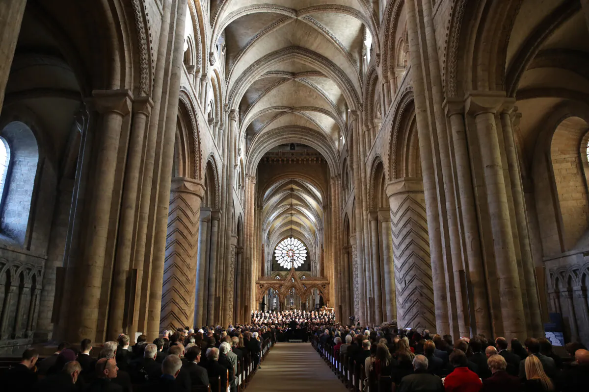 A general view during a service at Durham cathedral in Durham, England, on Feb. 15, 2018. (Chris Jackson - WPA Pool /Getty Images)