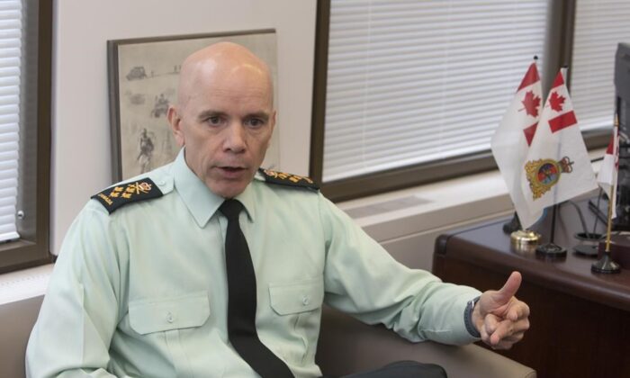 Chief Defence Staff General Wayne Eyre is shown in his office during an interview in Ottawa, Nov. 26, 2021. (The Canadian Press/Fred Chartrand)