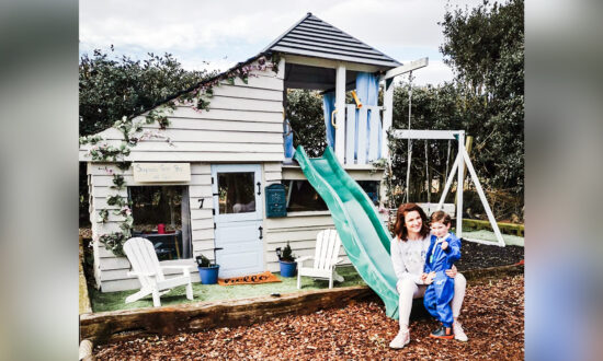 Mom of 2 Creates an Incredible Outdoor Playhouse From Scratch for Her Kids Saving $5,330