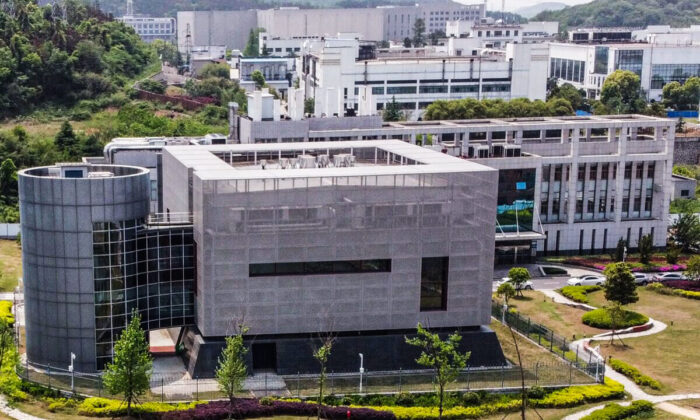The P4 laboratory, designated as the highest level of biological safety, at the Wuhan Institute of Virology in Wuhan, China, on April 17, 2020. (AFP via Getty Images/Hector Retamal)