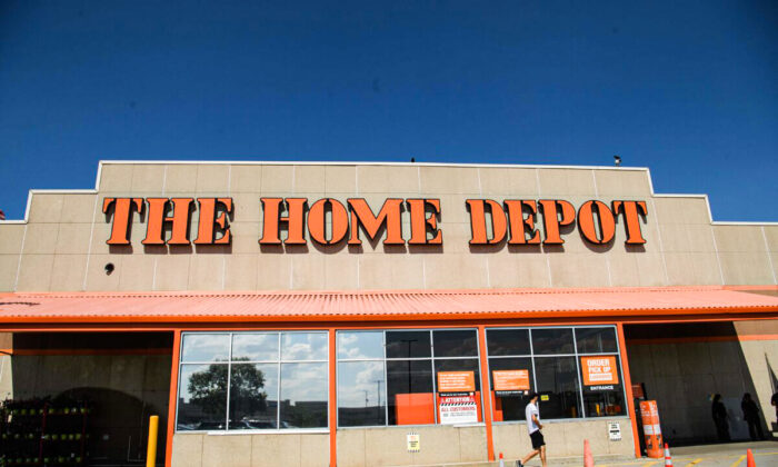 A Home Depot store is seen in Washington, on Aug. 18, 2020. (Nicholas Kamm/AFP via Getty Images)