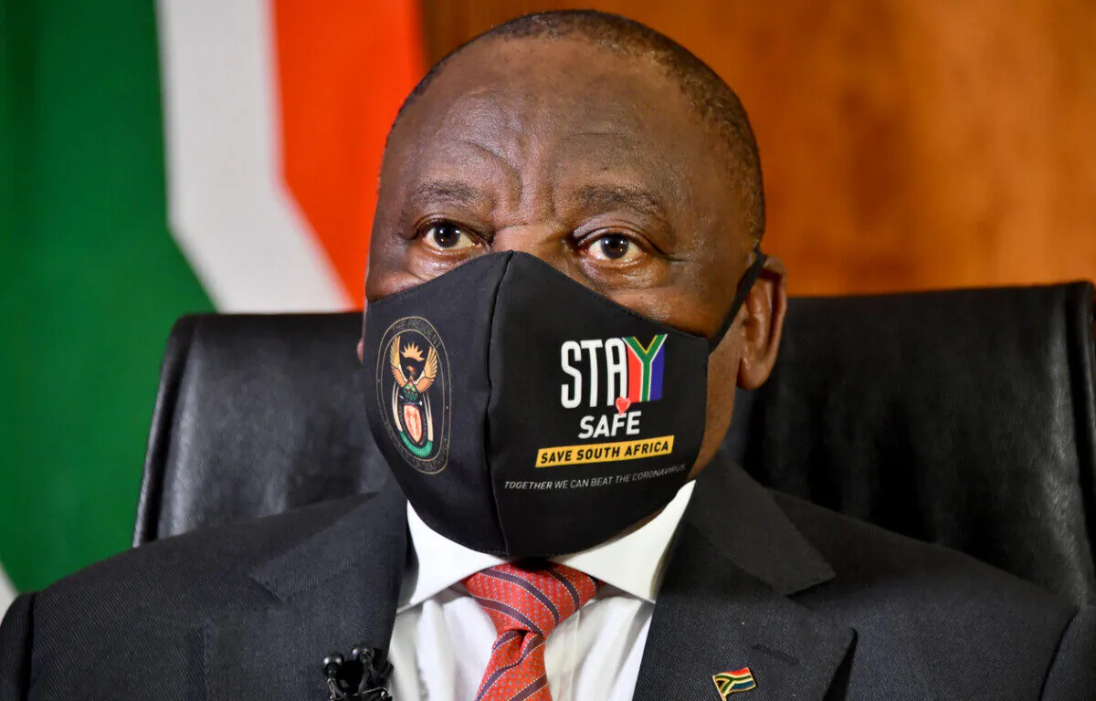 South African President Cyril Ramaphosa has said the travel ban on his country and others because of the Omicron variant is "discriminatory" and "unscientific." (GCIS)