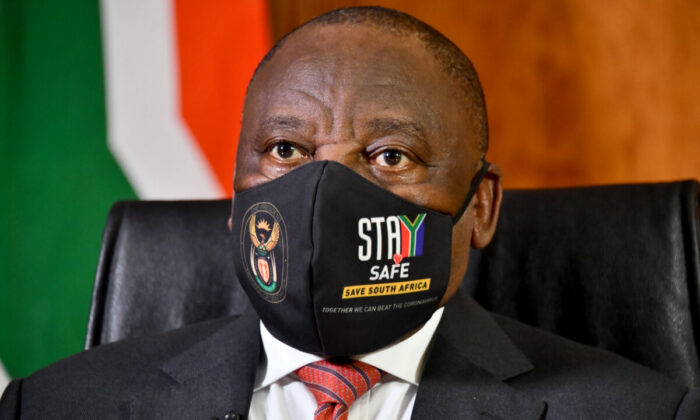 South African President Cyril Ramaphosa has said the travel ban on his country and others because of the Omicron variant is "discriminatory" and "unscientific." (GCIS)