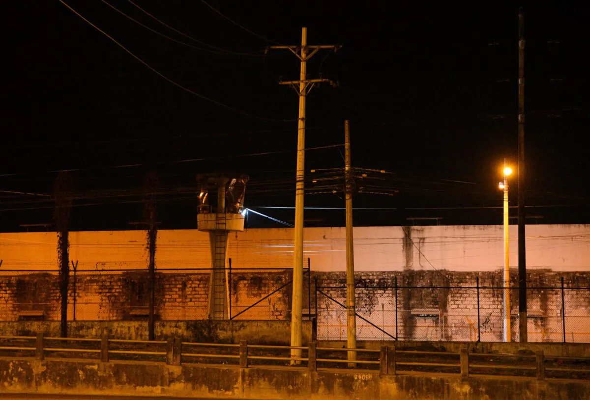 The Penitenciaria del Litoral, one of Ecuador's largest prisons, is pictured after prisoners died in a riot, in Guayaquil, Ecuador on Sept. 29, 2021. (Vicente Gaibor del Pino/Reuters)