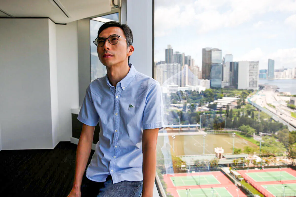 Hong Kong film director Kiwi Chow poses after an interview with Reuters, in Hong Kong on June 19, 2020. (Tyrone Siu/Reuters)