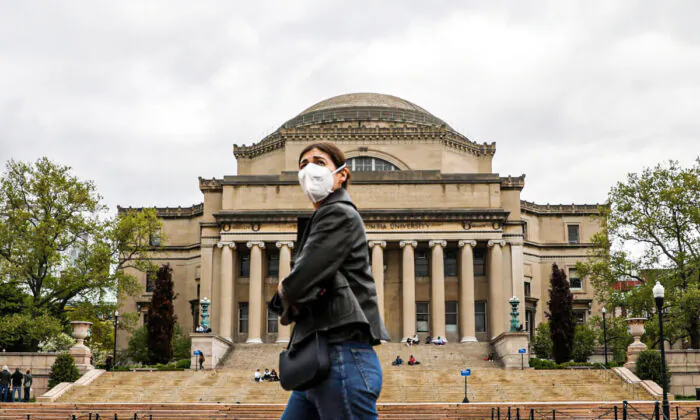 Columbia University in New York City on May 10, 2021. (Samira Bouaou/The Epoch Times)
