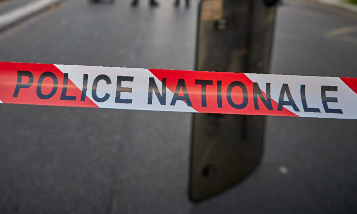 Police tape in France in a file photo. (Kiran Ridley/Getty Images)
