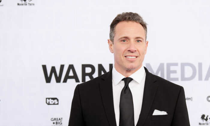 Chris Cuomo at the WarnerMedia Upfront 2019 arrivals on the red carpet at The Theater at Madison Square Garden in New York City, on May 15, 2019. (Dimitrios Kambouris/Getty Images for WarnerMedia)