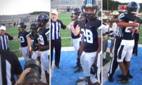 VIDEO: Teen Football Player Thinks It’s Just a Normal Coin Toss—Until He Sees Army Dad Dressed as Ref