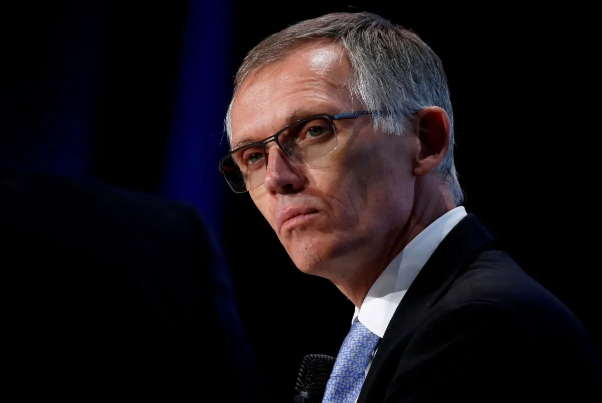 Carlos Tavares, Chief Executive Officer and Chairman of the Managing Board of PSA Group, attends the Tomorrow In Motion event on the eve of press day at the Paris Auto Show, in Paris on Oct. 1, 2018. (Regis Duvignau/Reuters)