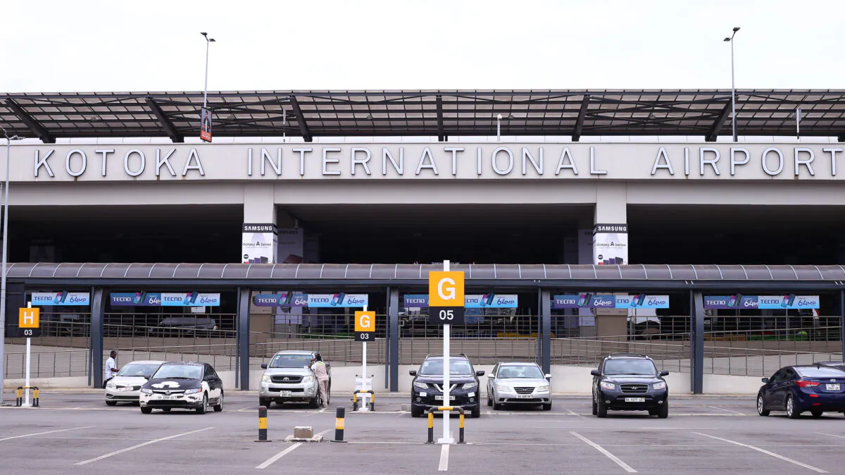 A general view of the Kotoka International Airport in Accra, Ghana, on Sept. 2, 2020. (Nipah Dennis/AFP via Getty Images)