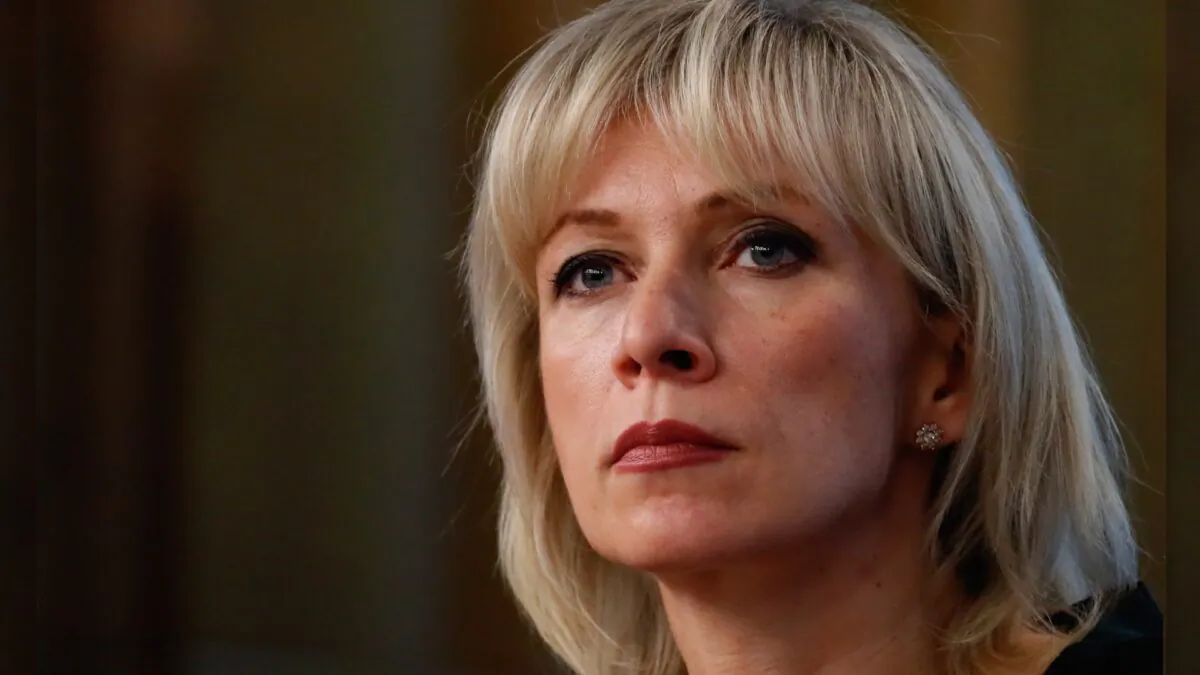 Russia's Foreign Ministry spokeswoman Maria Zakharova listens during the annual news conference of the Russia's Foreign Minister Sergei Lavrov (not pictured) in Moscow, Russia, on Jan. 16, 2019. (Maxim Shemetov/Reuters)