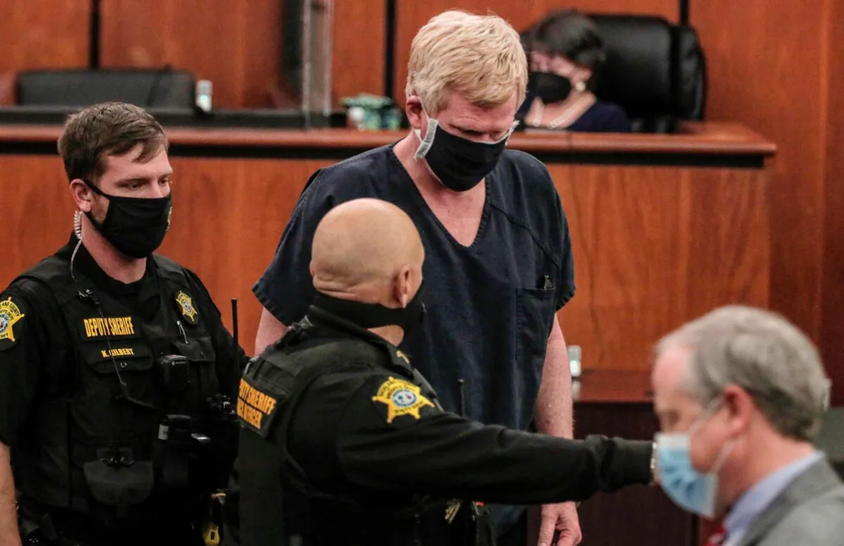 Alex Murdaugh arrives at his bond hearing in Richland County, South Carolina, on Oct. 19, 2021. (Joshua Boucher/The State/TNS)