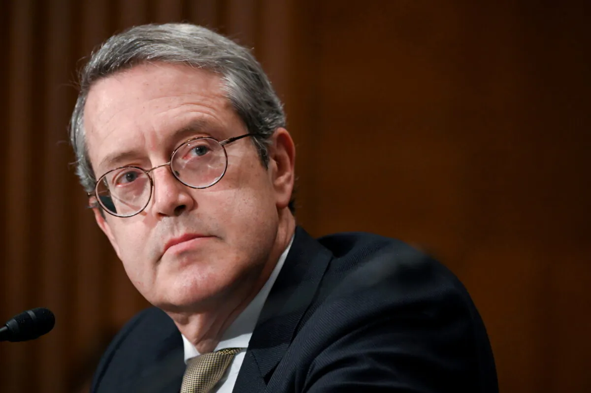 Randal K. Quarles, vice chairman of the Federal Reserve Board of Governors, testifies before a Senate Banking, Housing and Urban Affairs Committee hearing on "Oversight of Financial Regulators" on Capitol Hill in Wash., U.S. on Dec. 5, 2019. (Erin Scot/ReutersFile Photo）