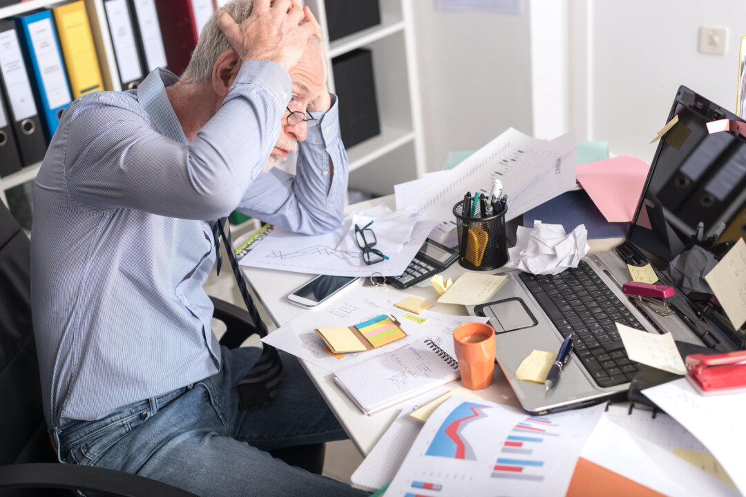 When we are concerned about the future or trying to hold on to the past, we can have a difficult time dealing with our present accumulation of stuff.(thodonal88/Shutterstock)