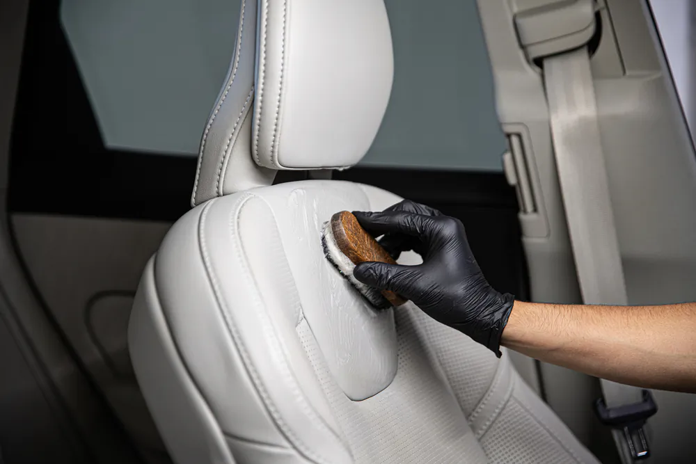 Leather needs to be treated regularly to keep it soft and supple. (Daniel Jedzura/Shutterstock)