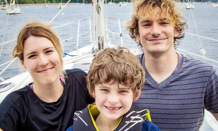 The Wynn family aboard their 38-foot sailboat, The Sunwise. (Kristi Wynn)