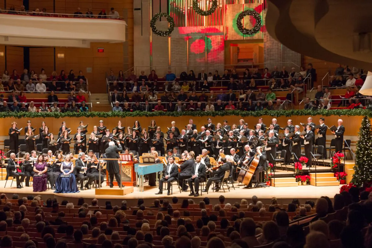 Handel’s Messiah is performed in 2016. Listening to a concert allows an audience to give full attention to the music. (Courtesy of Pacific Symphony)