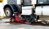 Woman Rammed by Semitruck That Folds Car Like Pancake—but She ‘Miraculously’ Has ‘Minor Injuries’