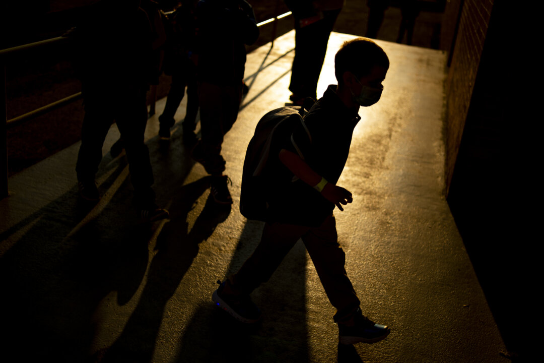 A boy in New Jersey in a file photograph. (Jake May/The Flint Journal via AP)