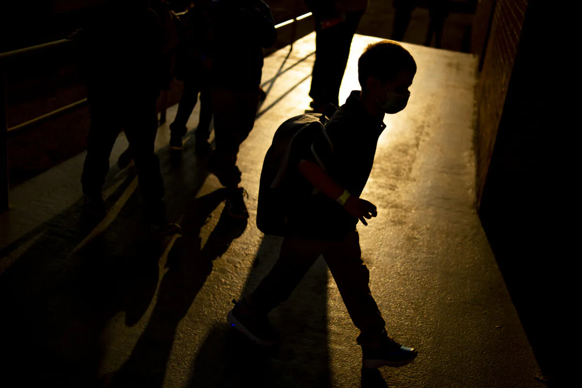 A boy in New Jersey in a file photograph. (Jake May/The Flint Journal via AP)