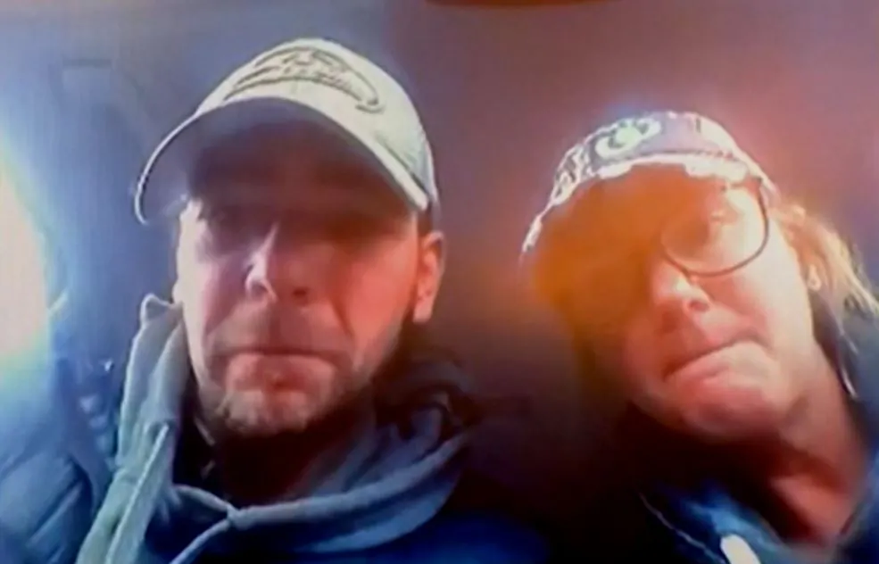 Ethan Crumbley's parents in a still from a file video. (Courtesy of WDIV/Screenshot via The Epoch Times)