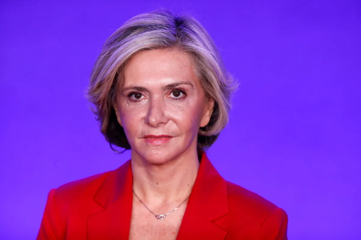 Paris Ile-de-France administrative region president Valerie Pecresse looks on after being designated as France's right-wing Les Republicains (LR) party candidate for the 2022 presidential election, in Paris, France, on Dec. 4, 2021. (Christian Hartmann/Reuters)