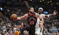 Raptors Stop Bucks’ Winning Streak as Giannis Antetokounmpo Sits