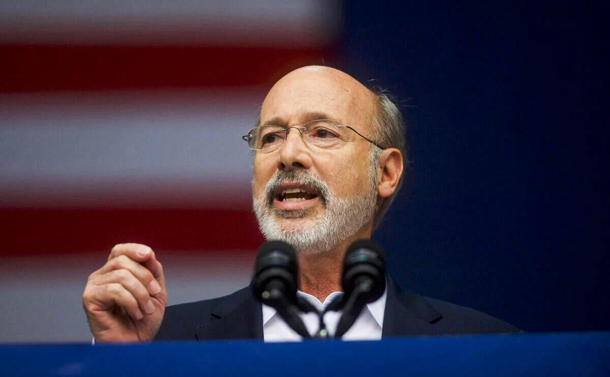 Pennsylvania Gov. Tom Wolf is seen in Philadelphia, Pa., on Sept. 21, 2018. (Mark Makela/Getty Images)
