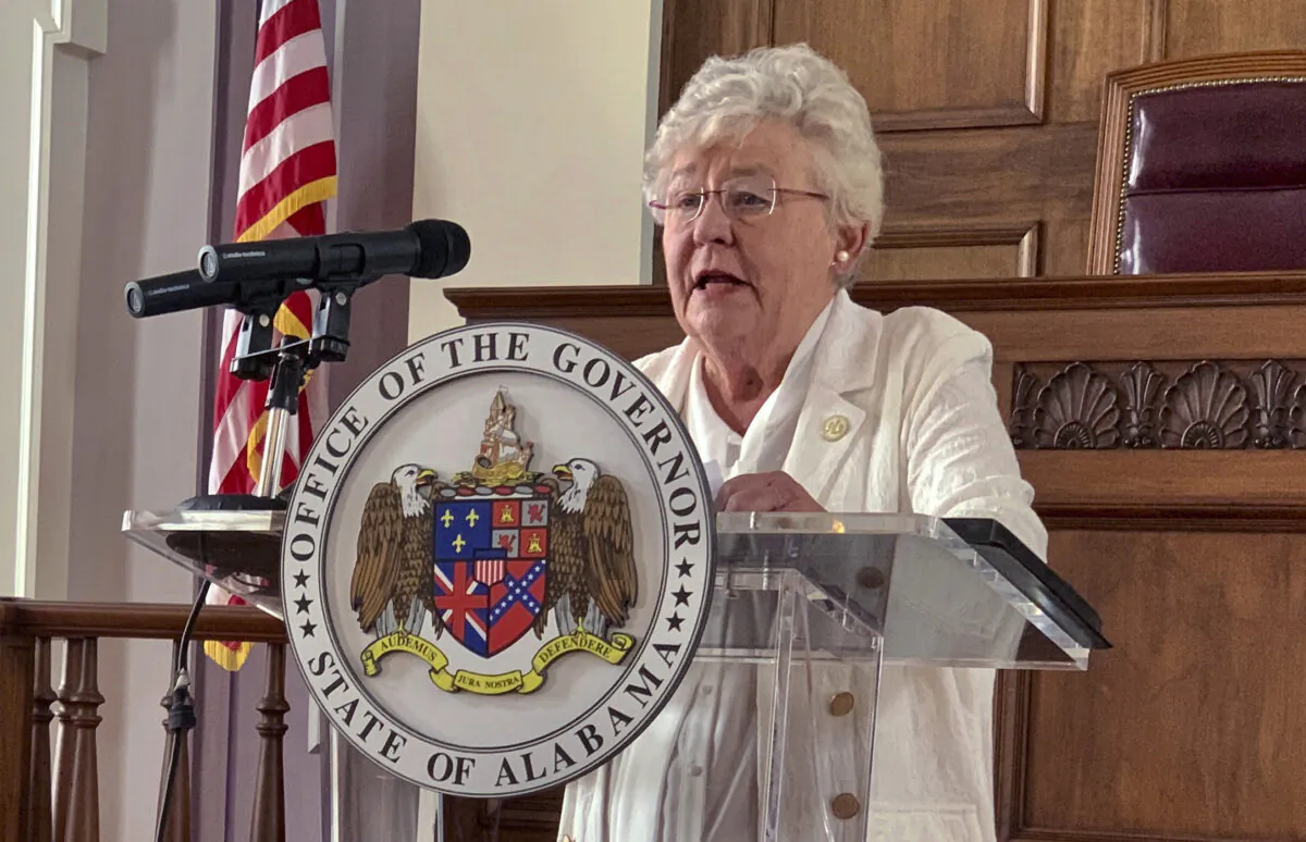 Alabama Gov. Kay Ivey speaks during a news conference in Montgomery, Ala., on July 29, 2020. (Kim Chandler/AP Photo)