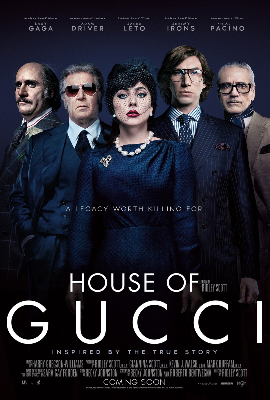 movie poster for HOUSE OF GUCCI