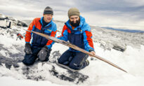 Glacier Archeologists Uncover 1,300-Year-Old Wooden Ski With Leather Straps Preserved by Ice in Norway