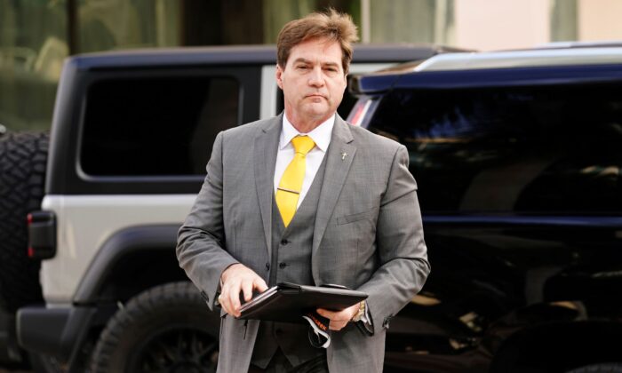 Dr. Craig Wright arrives at the Federal Courthouse in Miami, on Nov. 16, 2021. (Marta Lavandier/AP Photo)