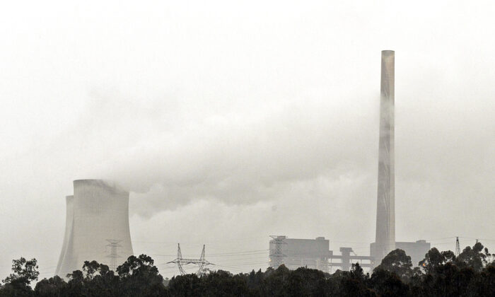Bayswater Power Station near Muswellbrook in the Hunter Valley in Australia, on July 28, 2010. (TORSTEN BLACKWOOD/AFP via Getty Images)
