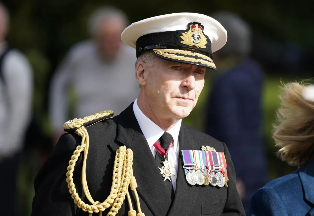 Sir Tony Radakin served as first sea lord and chief of the naval staff admiral before becoming chief of the defence staff. Pictured here in an undated file photo. (PA)