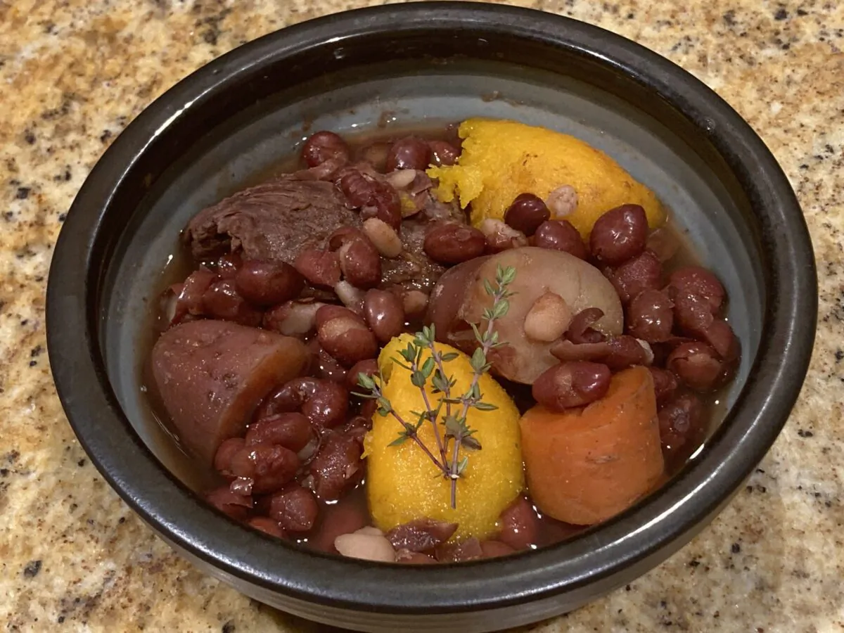 This creamy bean stew is simple but full of diversity and texture. (Ari LeVaux)
