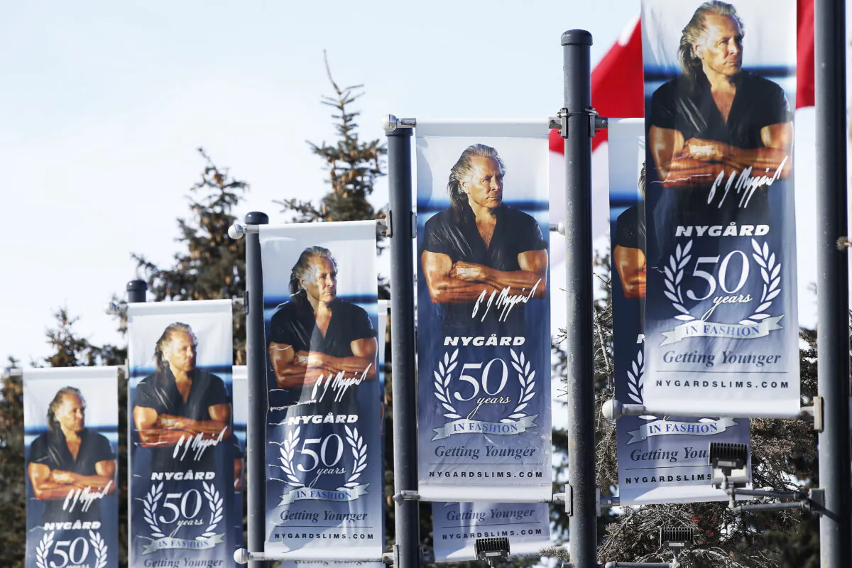 The Nygard headquarters is shown in Winnipeg, Feb. 26, 2020. (The Canadian Press/John Woods)