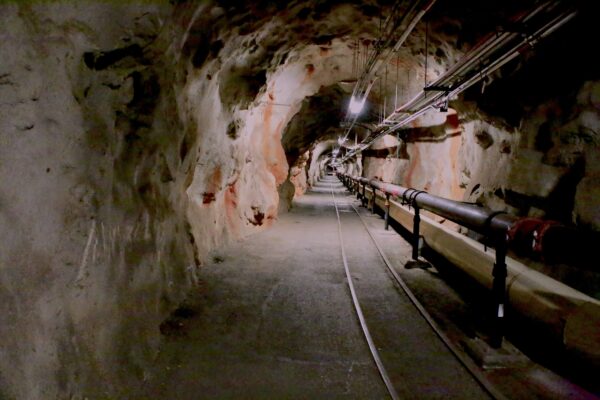 A tunnel in Pearl Harbor, Hawaii.
