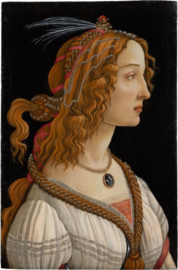 Allegorical figure, Botticelli