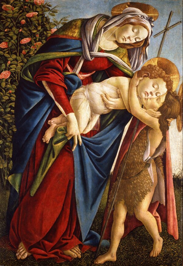 Botticelli Madonna and Child with the infant St. John