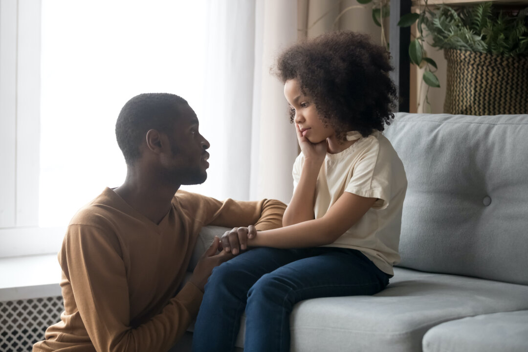 The past 18 months have been very challenging for parents and children with weighty and issues constantly surrounding us. (fizkes/Shutterstock)