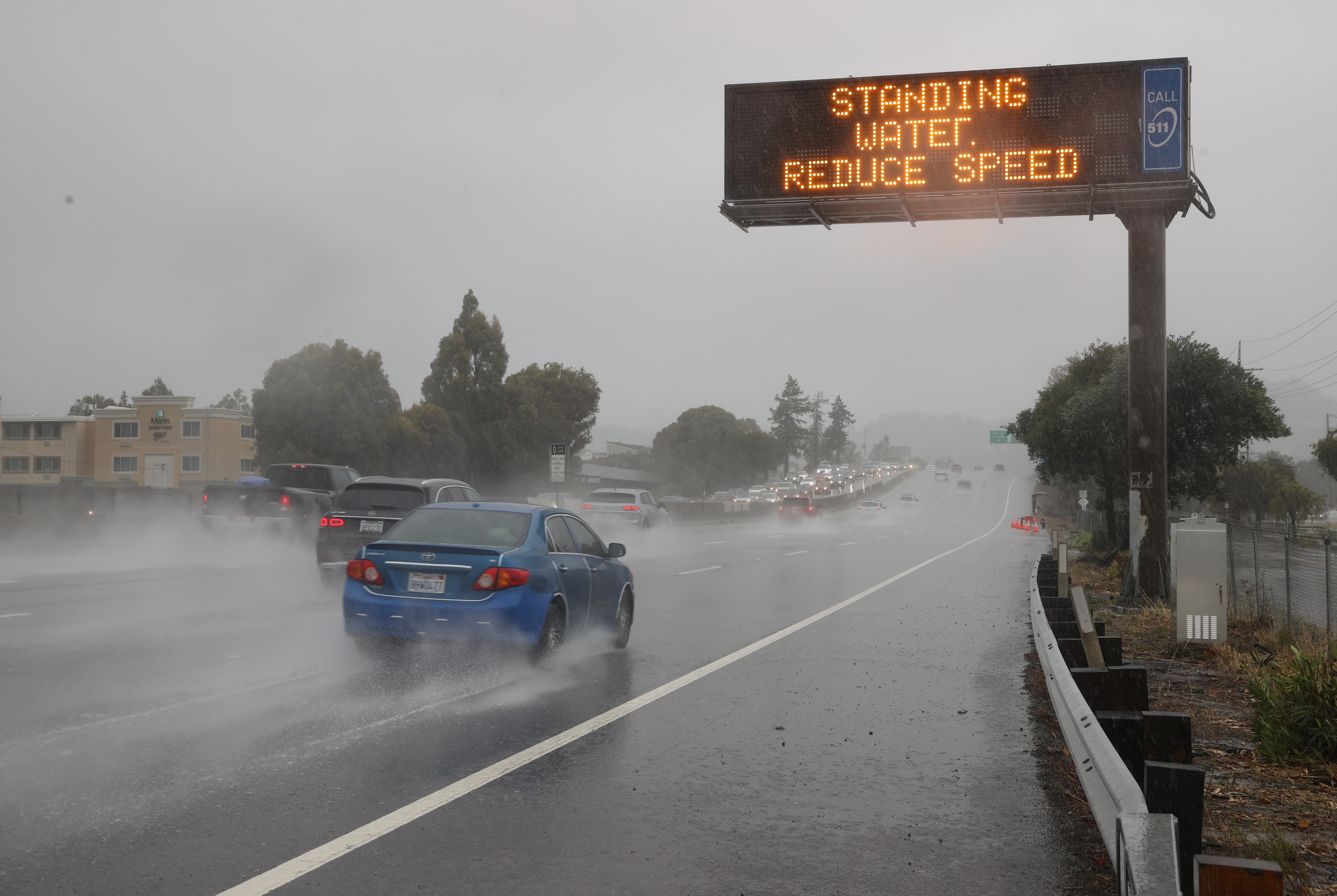 Rain, Snow Fall as California Braces for Brunt of Storm - Vimarsana News