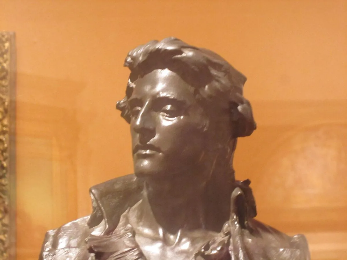 “I only regret that I have but one life to give for my country,” spoken by Nathan Hale before his death by hanging. Bronze sculptured of Nathan Hale by Frederick William MacMonnies, 1890, Brooklyn Museum. (Billy Hathorn/CC BY-SA 3.0) 