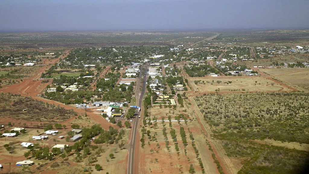 AUSTRALIA - JULY 26:  The Northern Territory town of Tennant Creek, population 3,000. (Ross Land/Getty Images)