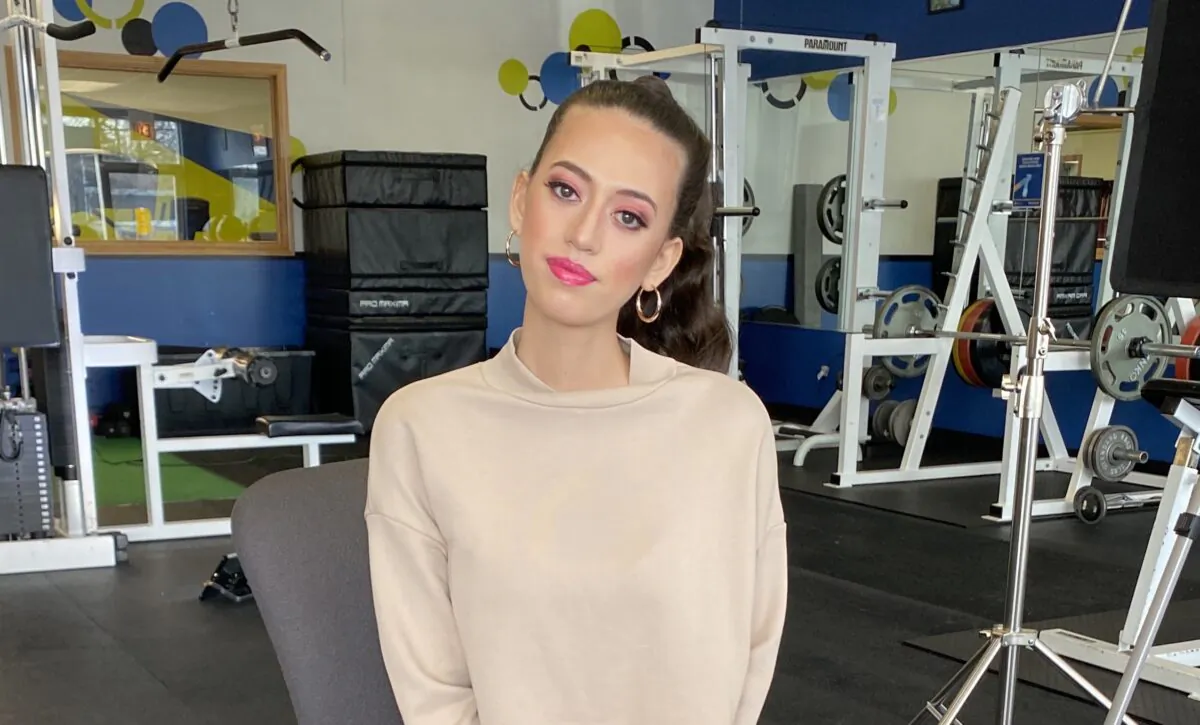 Lily Brasch, who has centronuclear myopathy, a rare form of muscular dystrophy, lifts weights to gain strength despite her illness. (Courtesy of Born To Prove)